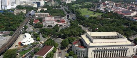 File:Aerial view of Manila's city center area (Padre Burgos area) in .